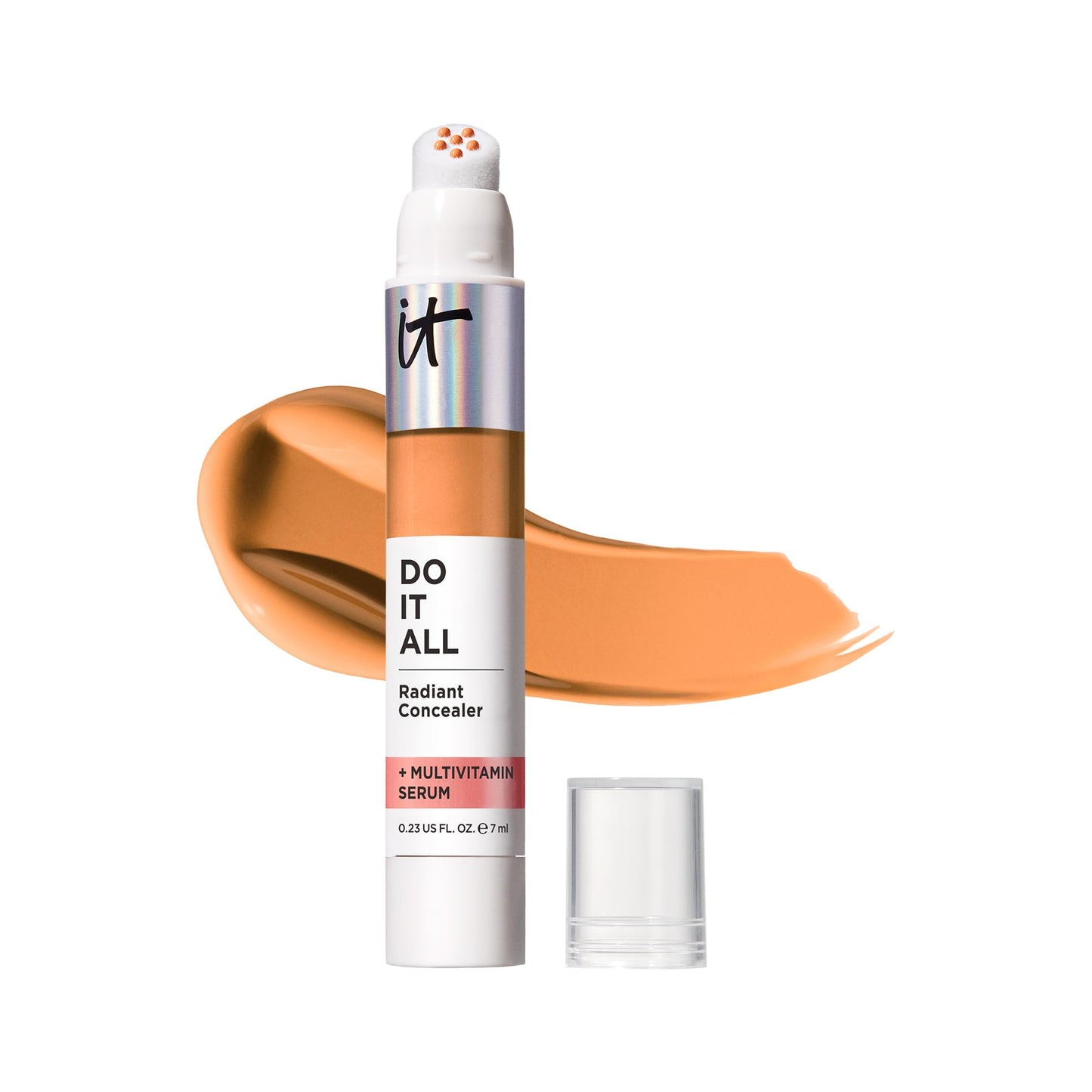 IT Cosmetics Do It All Radiant Concealer – Makeup Concealer – Hydrate & Brighten – Creaseless Medium Coverage & Radiant Finish – Niacinamide & Hyaluronic Acid - 0.2 Fl Oz