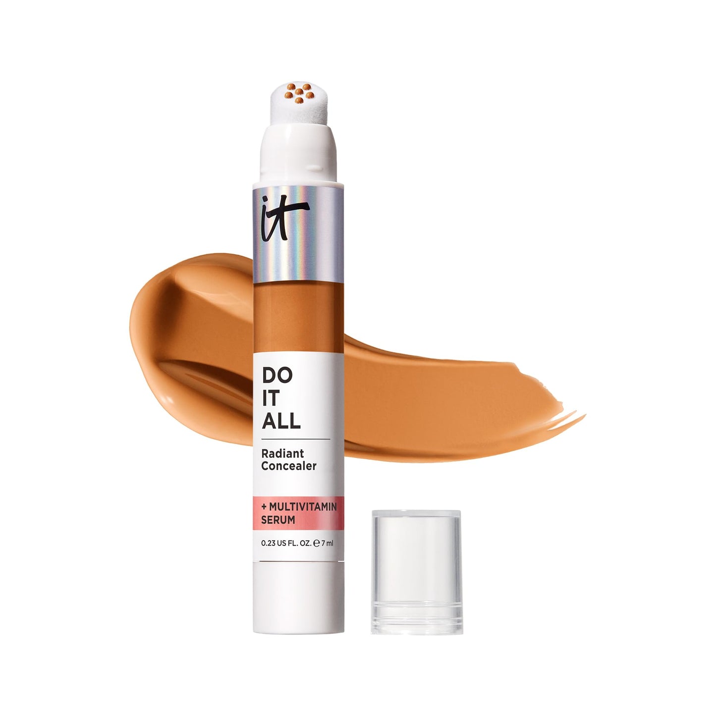 IT Cosmetics Do It All Radiant Concealer – Makeup Concealer – Hydrate & Brighten – Creaseless Medium Coverage & Radiant Finish – Niacinamide & Hyaluronic Acid - 0.2 Fl Oz