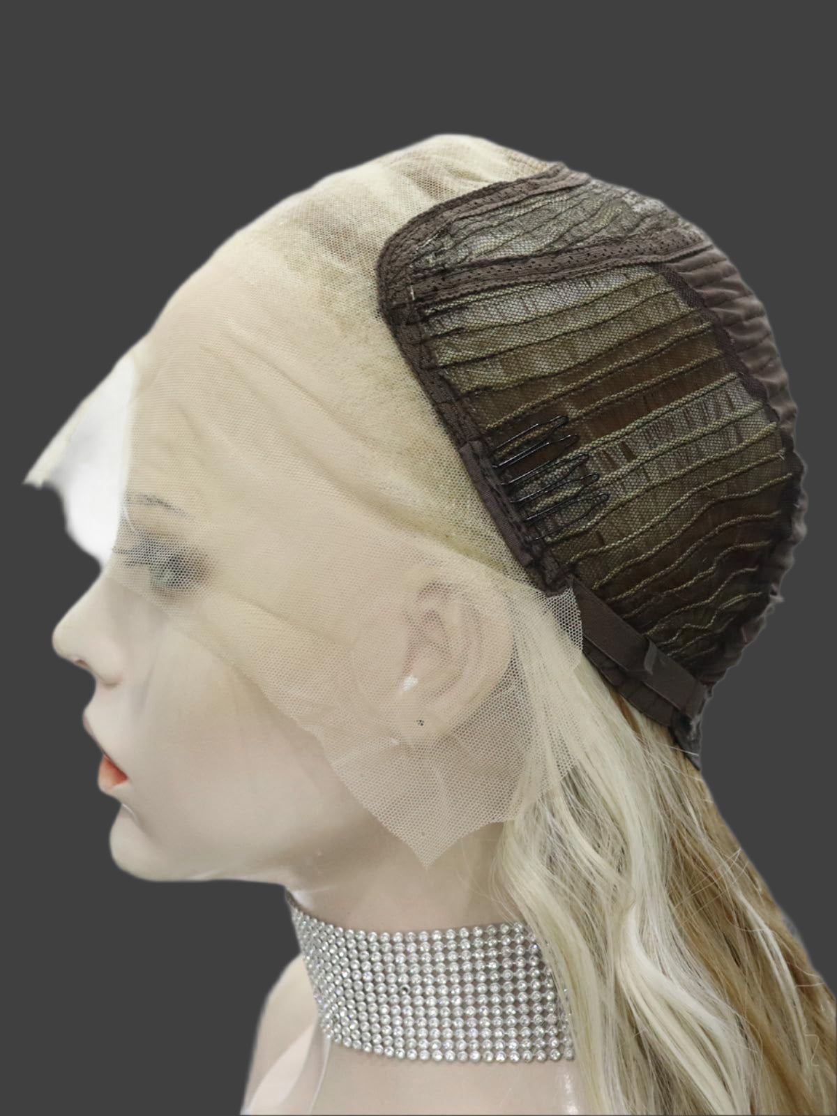AKA CANDACE. Long Brown Blonde Wigs: 13x4 Synthetic Lace Front Wig, Highlight Blonde Curly Wig Hair Heat Resistant Fiber Natural Hairline Daily Wig 24Inches (Brown Blonde)