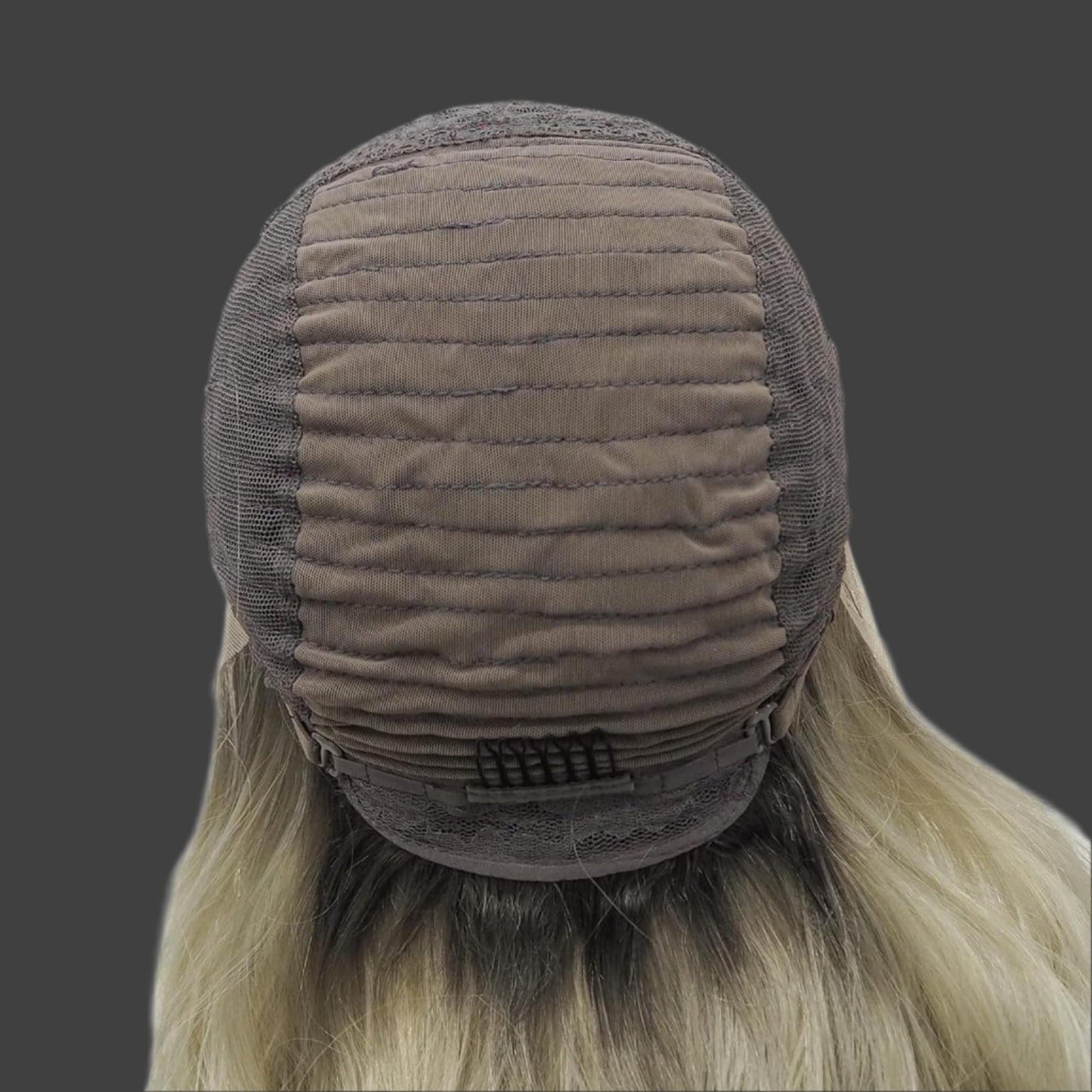 Ombre Blonde Lace Front Wigs Long Wavy Synthetic Hair Wig for Women Thick Soft Heat Resistant Hair Wig With Natural Hairline Part Freely 26 Inch