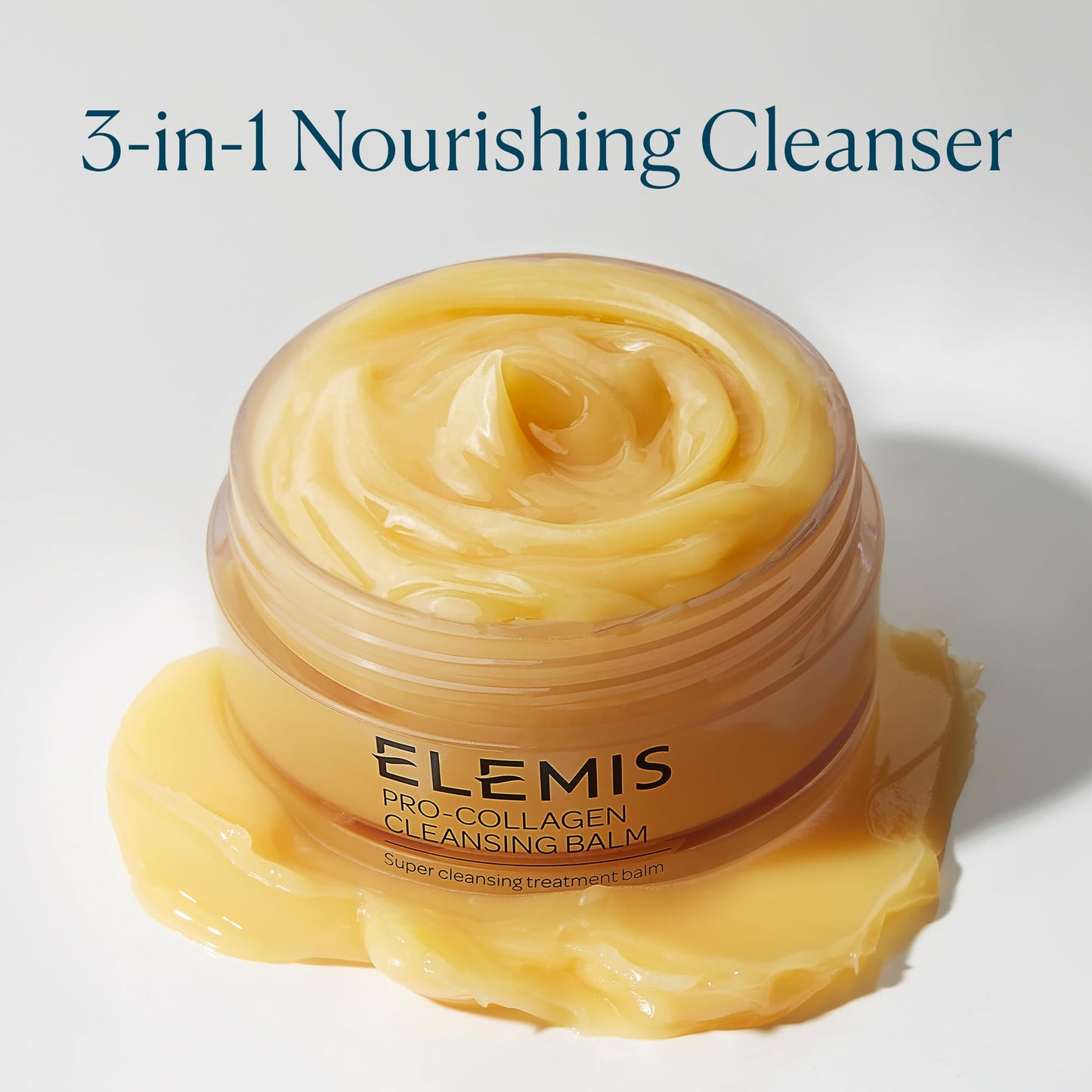 ELEMIS Pro-Collagen Cleansing Balm Makeup Remover, Hydrating Facial Cleanser, Oil Cleanser, Oil Makeup Remover, Deep Cleanse