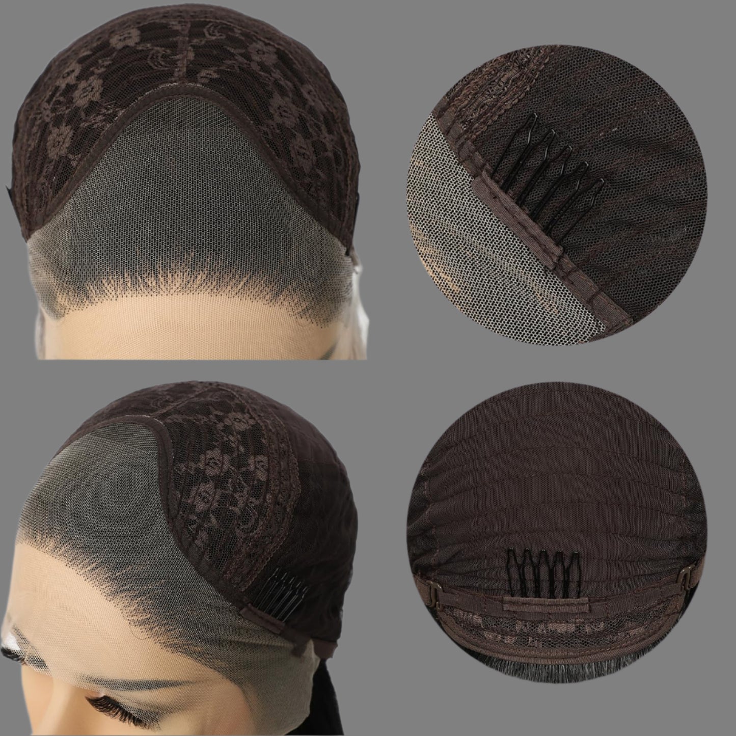 AKA NANCY. Straight Lace Front Wig 13x4 Natural Black Synthetic Lace Front Yaki Straight layered Wigs Middle Heat Resistant Hair Cosplay Daily Party Wig Natural Looking 20 Inch