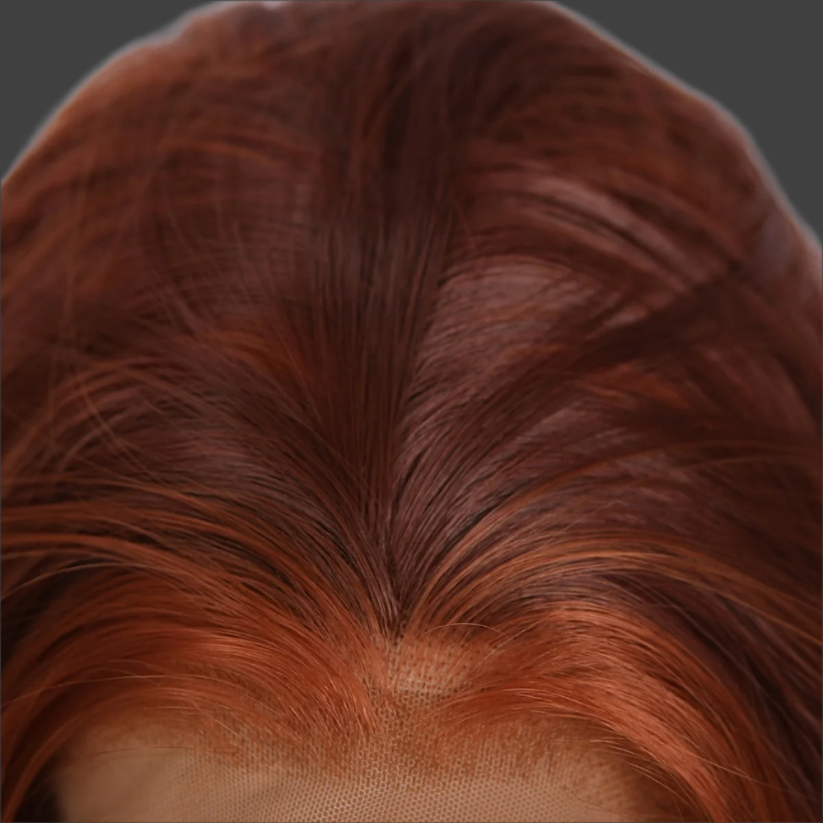 Kanekalon FIBER, Vibrant Brown Red Orange Curly Lace Front Wig- Clueless, Natural-Looking, Relaxed Style For Daily Wear, Parties, And Role-Playing Fun