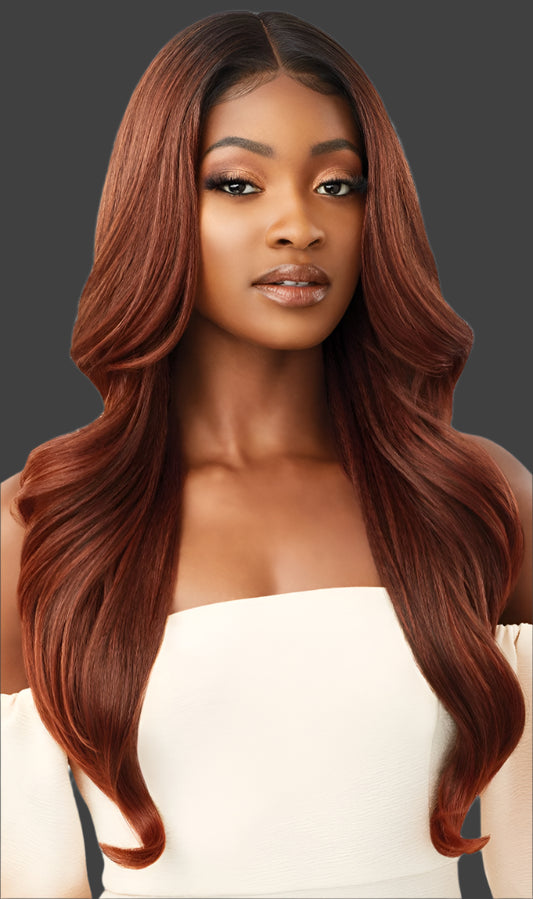 Outre melted Hairline Lace Front Wig Frontal Effect Hairline HD Transparent Lace SERAPHINE (1B)