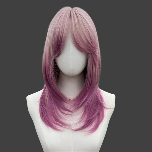 Eye-Catching Purple Party Wig - Natural Highlights, Heat-Resistant, Comfortable For All Women, Versatile Styling
